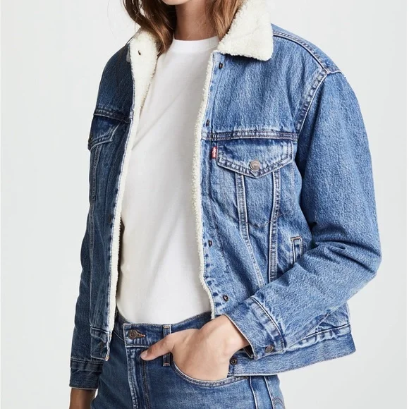 LEVIS SHERPA LINED JACKET - Picture 3 of 14